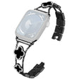 Rigtigt Fint Metal Og Rhinsten Universal Rem passer til Apple Smartwatch