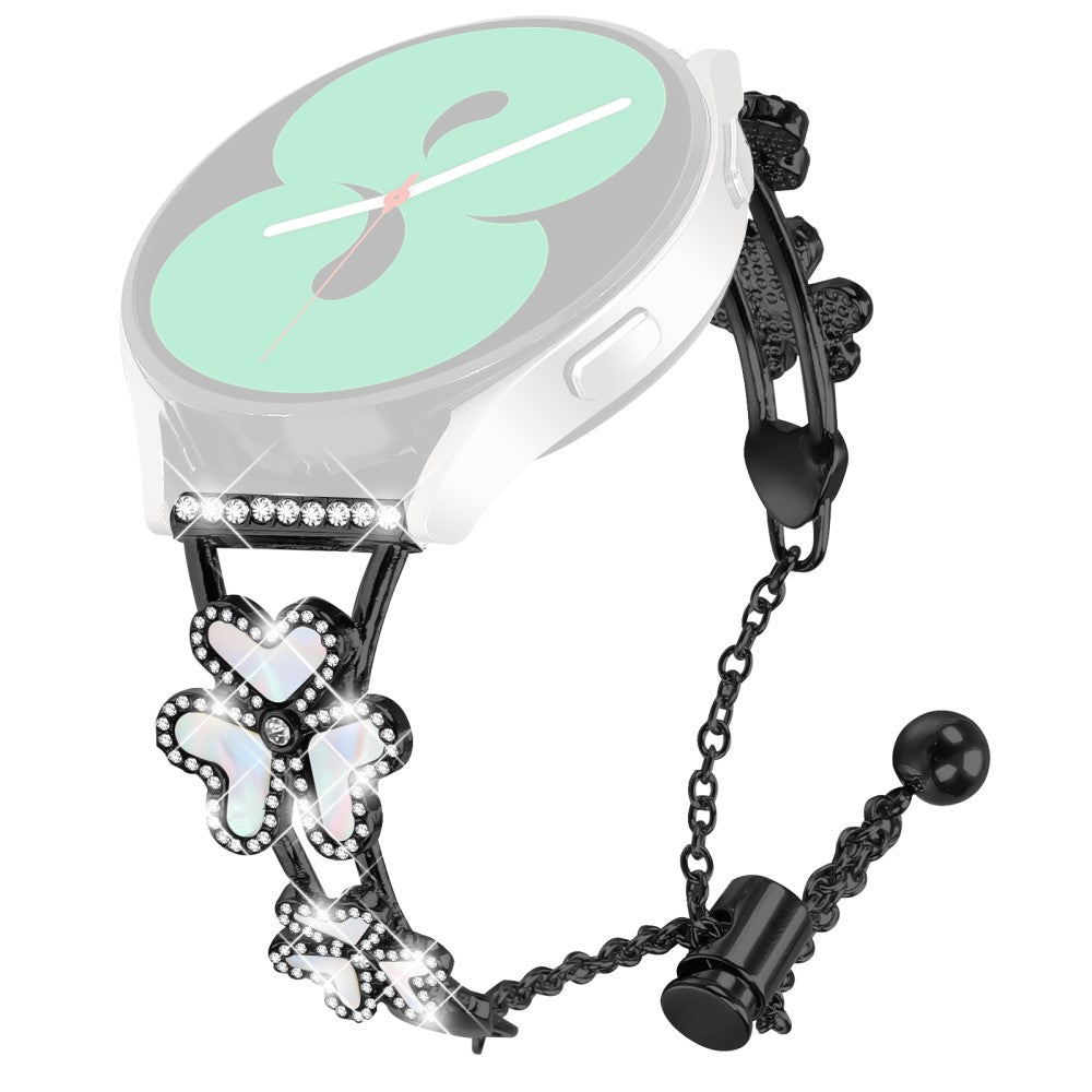 Gabb Watch 1 Metal Band Replacement Watch Strap Heart Clover Decor - Black#serie_1