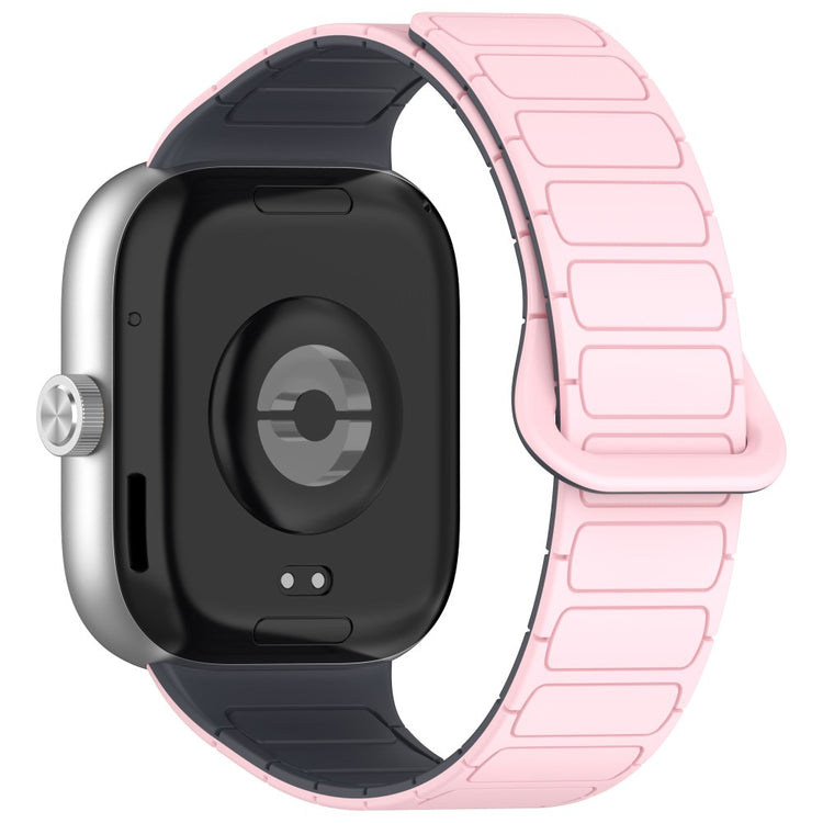 Redmi Watch 5 Replacement Silicone Watch Band Reverse Buckle Magnetic Wrist Strap - Light Pink+Grey#serie_5