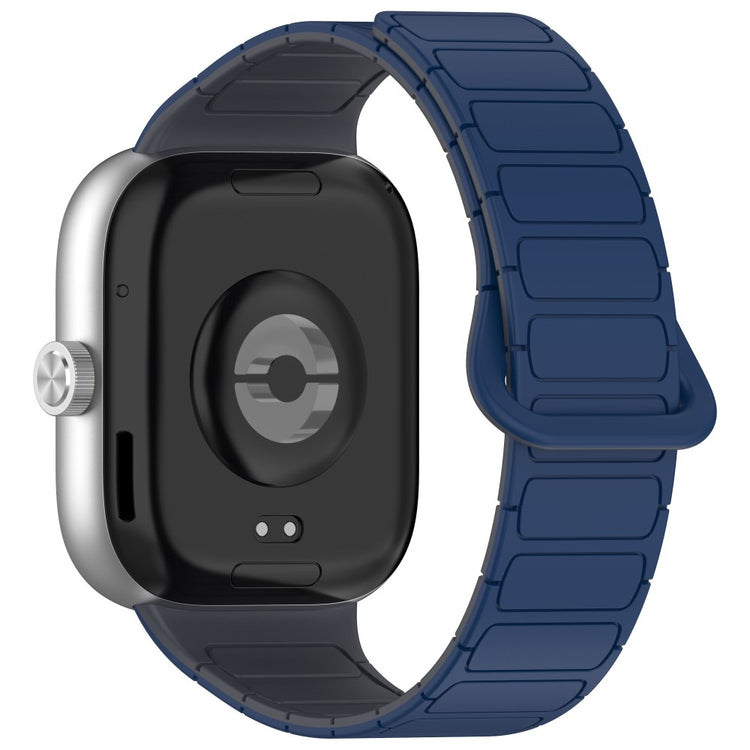 Redmi Watch 5 Replacement Silicone Watch Band Reverse Buckle Magnetic Wrist Strap - Midnight Blue+Grey#serie_6