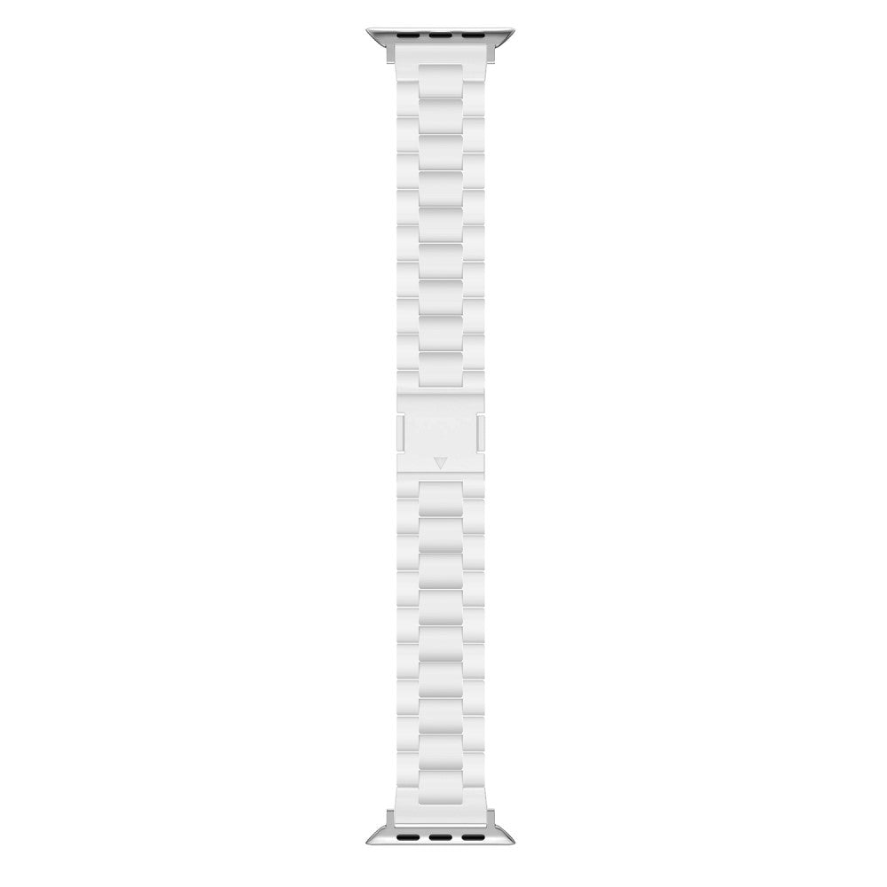 Watch Band Apple Watch Series 10 46mm Magnetic Clasp Candy 3-Bead Wrist Strap - White#serie_1