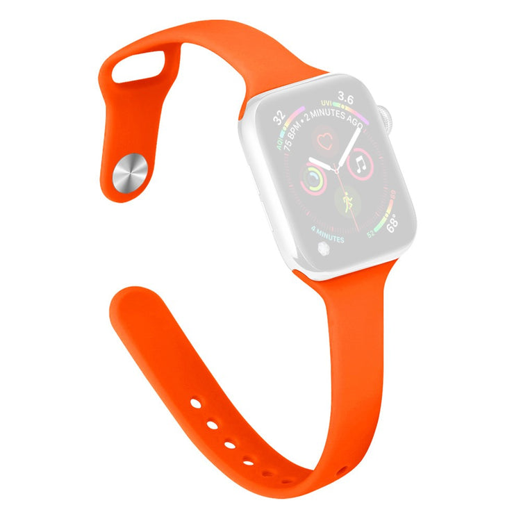 KALEBOL Silicone Watch Band Apple Watch Series 10 42mm Replacement Strap - Orange#serie_3