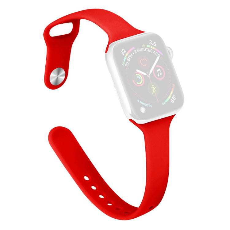 KALEBOL Silicone Watch Band Apple Watch Series 10 42mm Replacement Strap - Red#serie_5