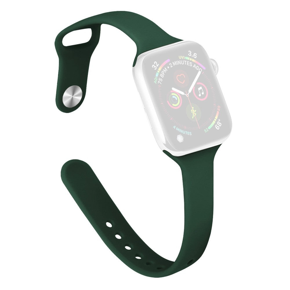 KALEBOL Silicone Watch Band Apple Watch Series 10 42mm Replacement Strap - Blackish Green#serie_8