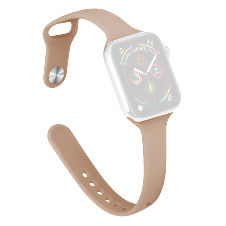 KALEBOL Silicone Watch Band Apple Watch Series 10 42mm Replacement Strap - Milk Tea#serie_9