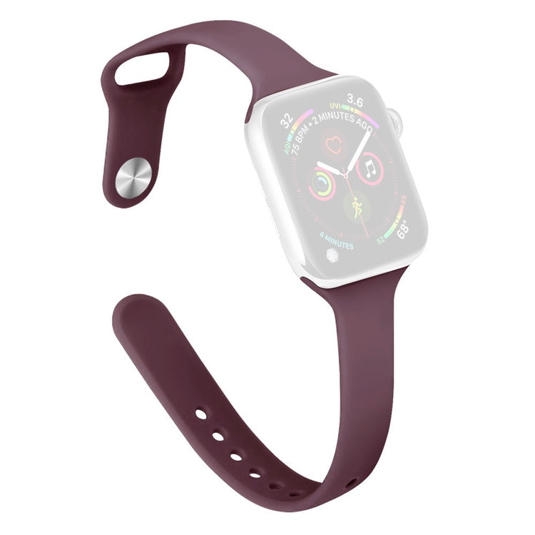 KALEBOL Silicone Watch Band Apple Watch Series 10 42mm Replacement Strap - Smoky Purple#serie_13
