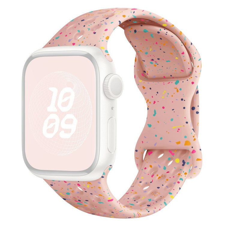 KALEBOL 20mm Silicone Strap Samsung Galaxy Watch6 / 5 Pro / 5 / GarminActive 5 Butterfly Clasp Watch Band - Pink#serie_5