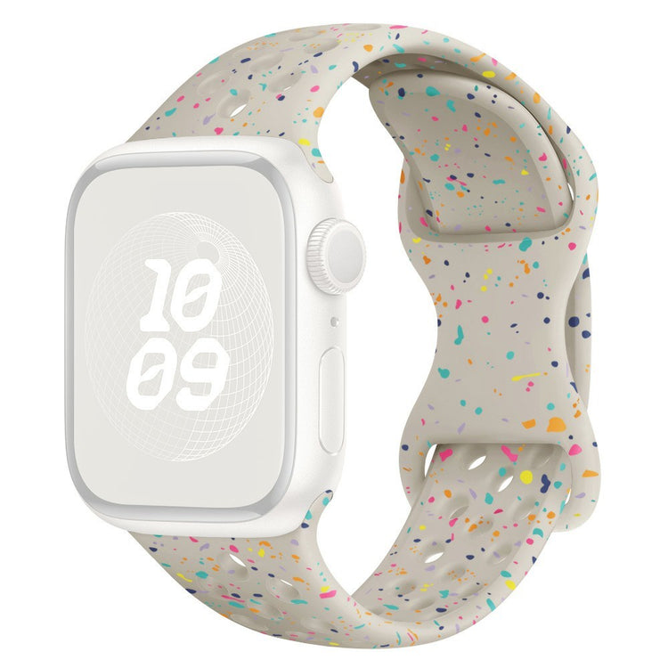 KALEBOL 20mm Silicone Strap Samsung Galaxy Watch6 / 5 Pro / 5 / GarminActive 5 Butterfly Clasp Watch Band - Starlight#serie_15