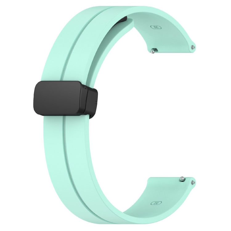 KALEBOL 20mm Magnetic Buckle Strap Samsung Galaxy Watch6 Classic 47mm / 43mm / Huawei Watch GT 3 Pro 43mm Silicone Watch Band - Teal#serie_14