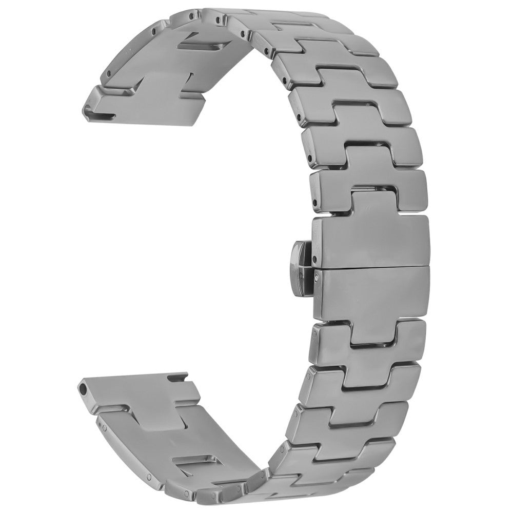Huawei Watch 4 / 4 Pro Replacement Strap H Type Metal Watch Band - Titanium Grey#serie_4