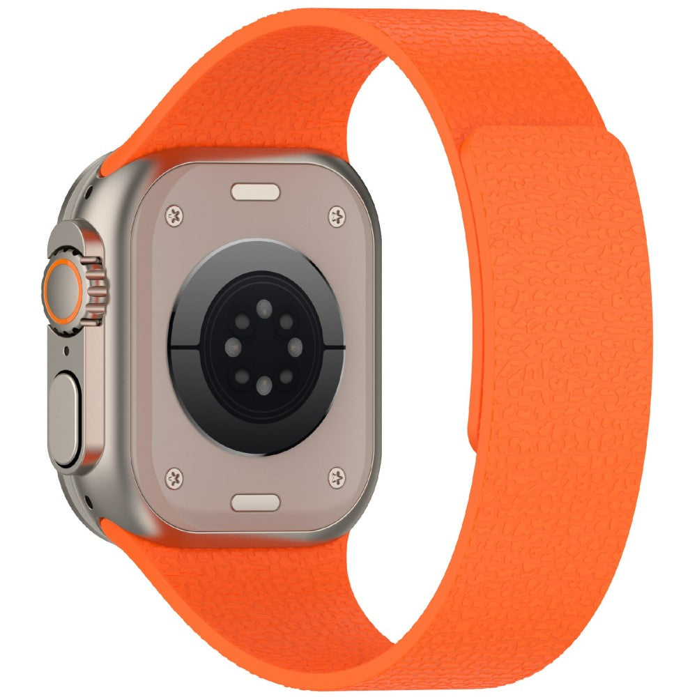 Soft Watch Strap Apple Watch Series 41mm - 40mm - 38mm Silicone Magnetic Band - Orange#serie_1