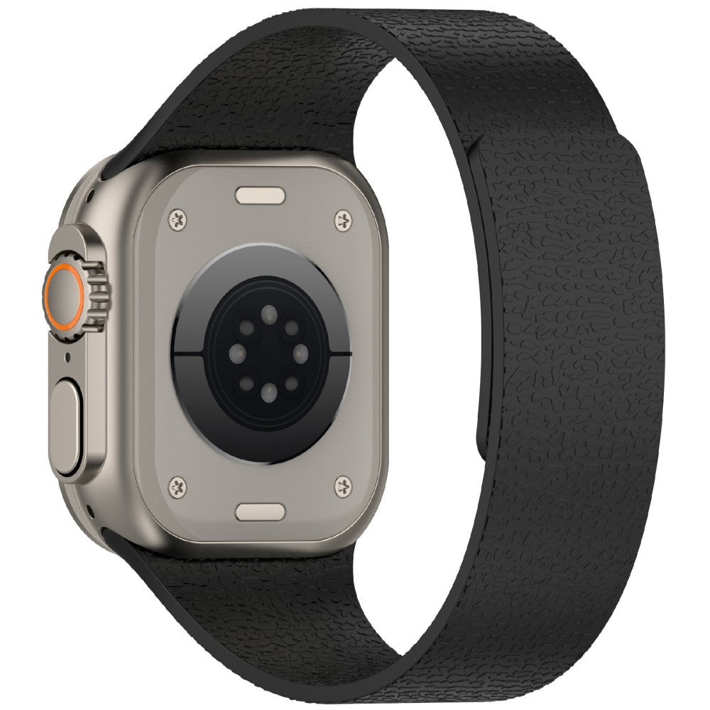 Soft Watch Strap Apple Watch Series 41mm - 40mm - 38mm Silicone Magnetic Band - Black#serie_3