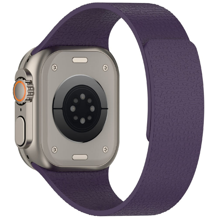 Soft Watch Strap Apple Watch Series 41mm - 40mm - 38mm Silicone Magnetic Band - Plum Color#serie_7