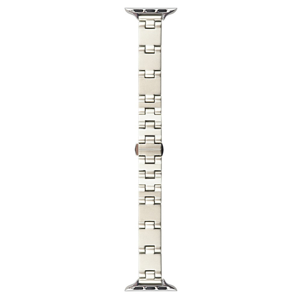 Watch Band Apple Watch Series 41mm - 40mm - 38mm Mirror Finish Zinc Alloy Strap - Starlight#serie_2