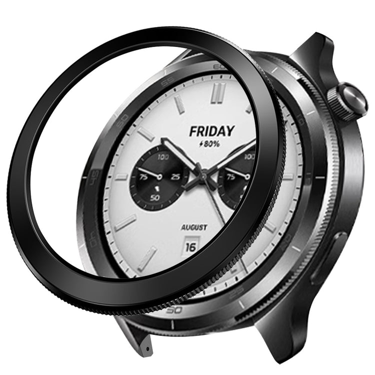 Xiaomi Watch S4 / S3 Bump Resistant Watch Bezel Slim Design Smartwatch Ring Frame - Black#serie_1