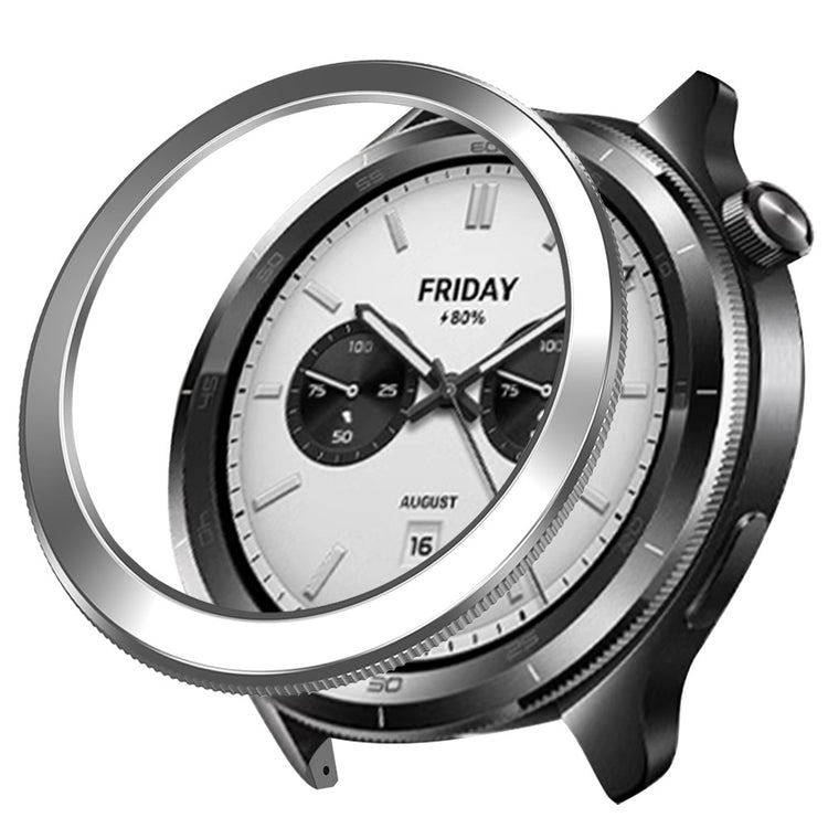 Xiaomi Watch S4 / S3 Bump Resistant Watch Bezel Slim Design Smartwatch Ring Frame - Silver#serie_2