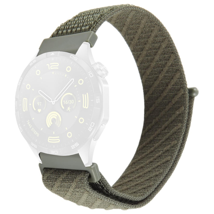22mm Watch Band Huawei Watch GT 5 Pro 46mm / GT 5 46mm / GT 4 46mm / Watch 4 / Samsung Galaxy Watch3 Nylon Loop Strap - Army Green#serie_5