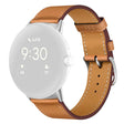 Super Flot Ægte Læder Universal Rem passer til Google Pixel Watch 3 41mm / Google Pixel Watch 2
