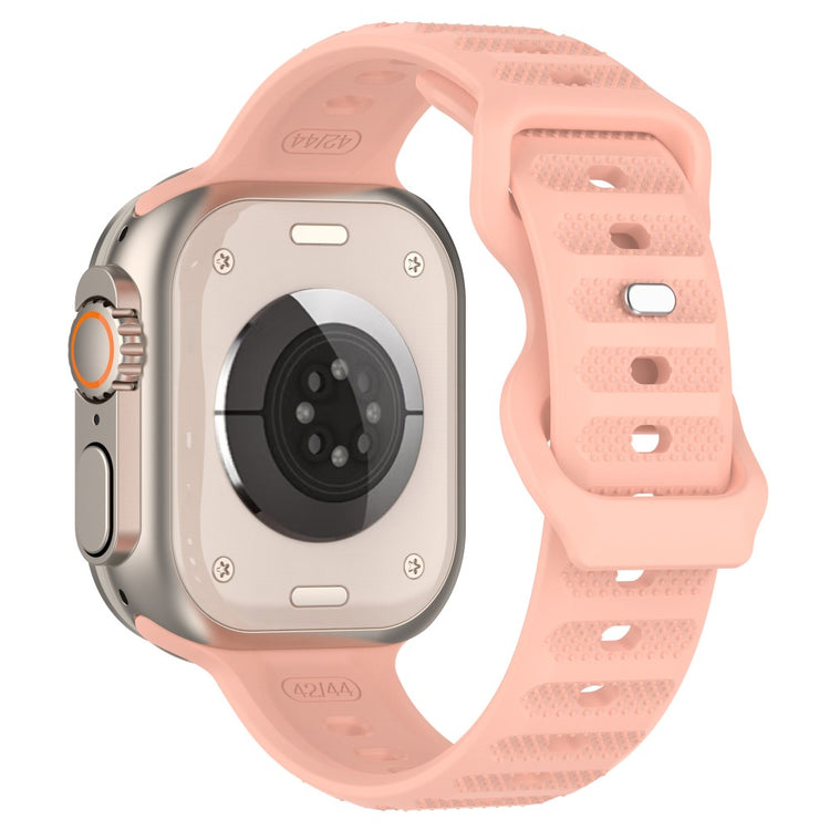Vildt Fed Silikone Universal Rem passer til Apple Smartwatch - Pink#serie_3