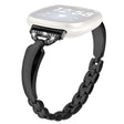 Metal Og Rhinsten Universal Rem passer til Fitbit Sense 1 / Fitbit Versa 3