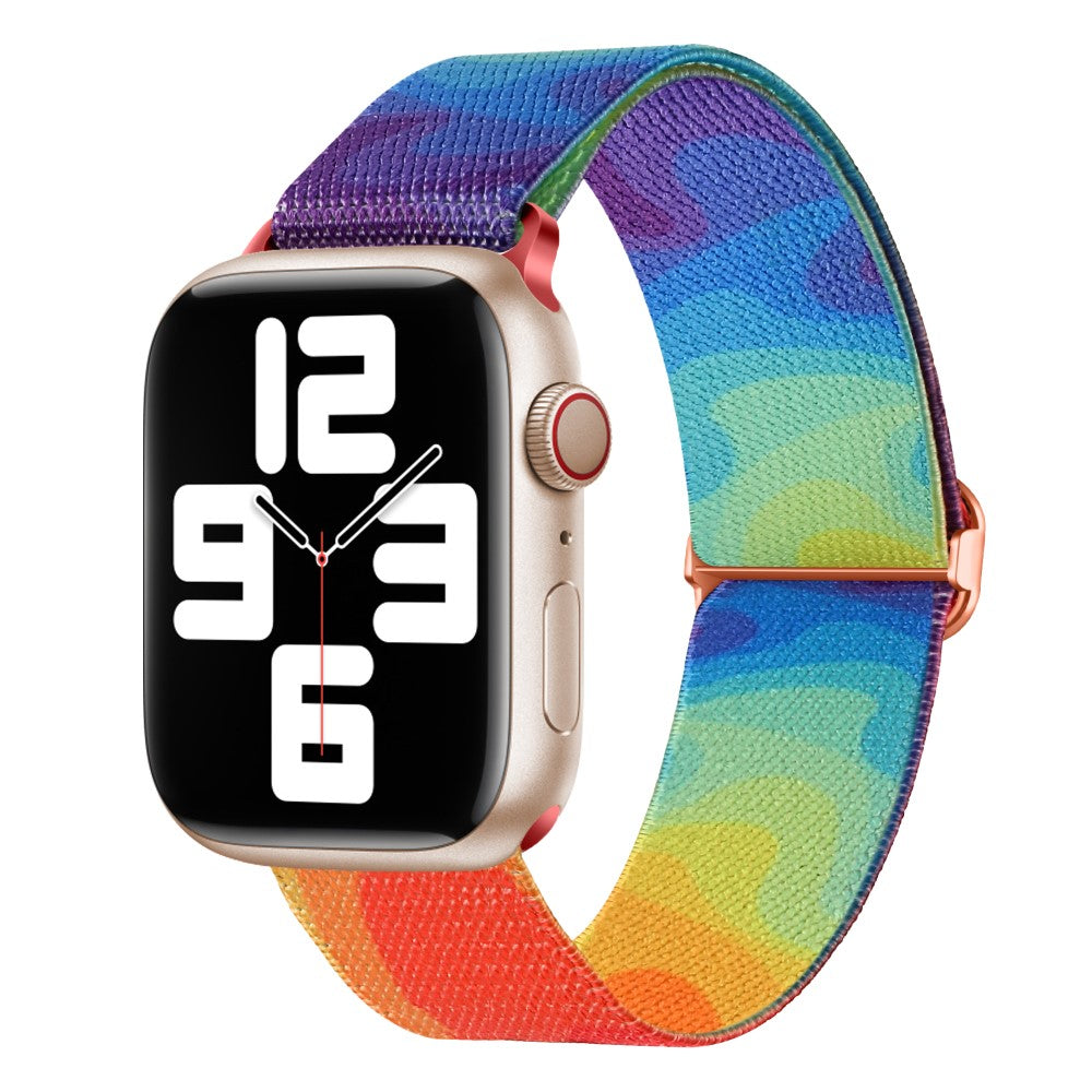 Vildt Fint Metal Og Nylon Universal Rem passer til Apple Smartwatch - Flerfarvet#serie_1