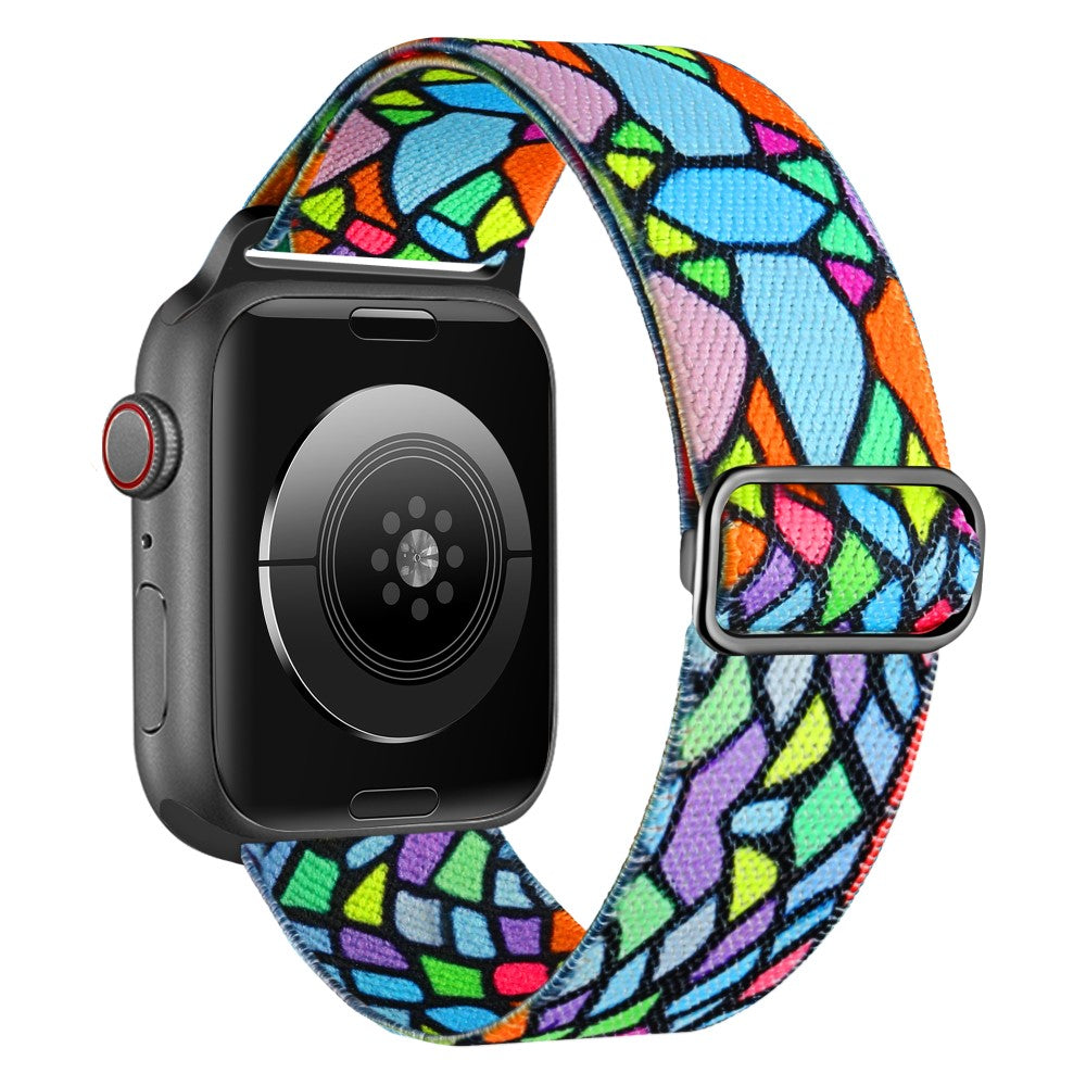 Vildt Fint Metal Og Nylon Universal Rem passer til Apple Smartwatch - Flerfarvet#serie_4