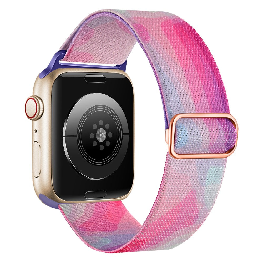 Vildt Fint Metal Og Nylon Universal Rem passer til Apple Smartwatch - Lilla#serie_8