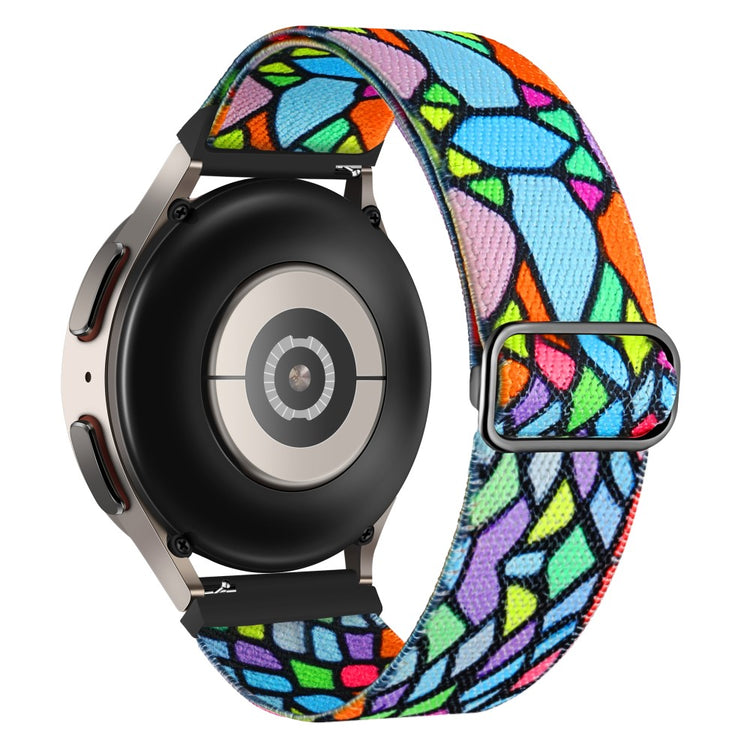 Meget Kønt Metal Og Nylon Universal Rem passer til Smartwatch - Flerfarvet#serie_5