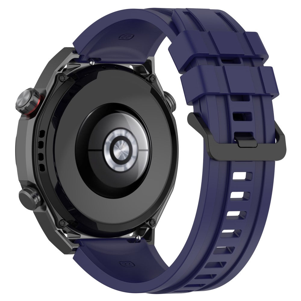 Superflot Metal Og Silikone Universal Rem passer til Smartwatch - Blå#serie_2