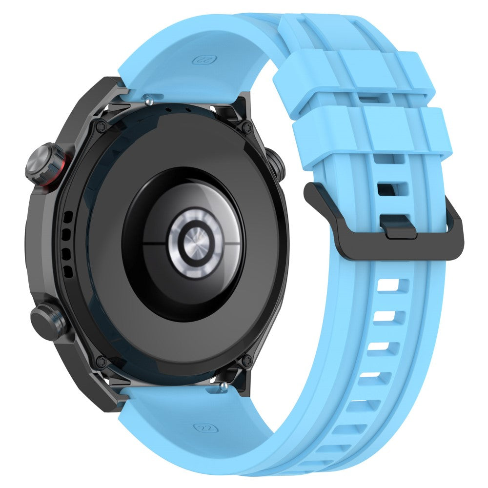 Superflot Metal Og Silikone Universal Rem passer til Smartwatch - Blå#serie_3