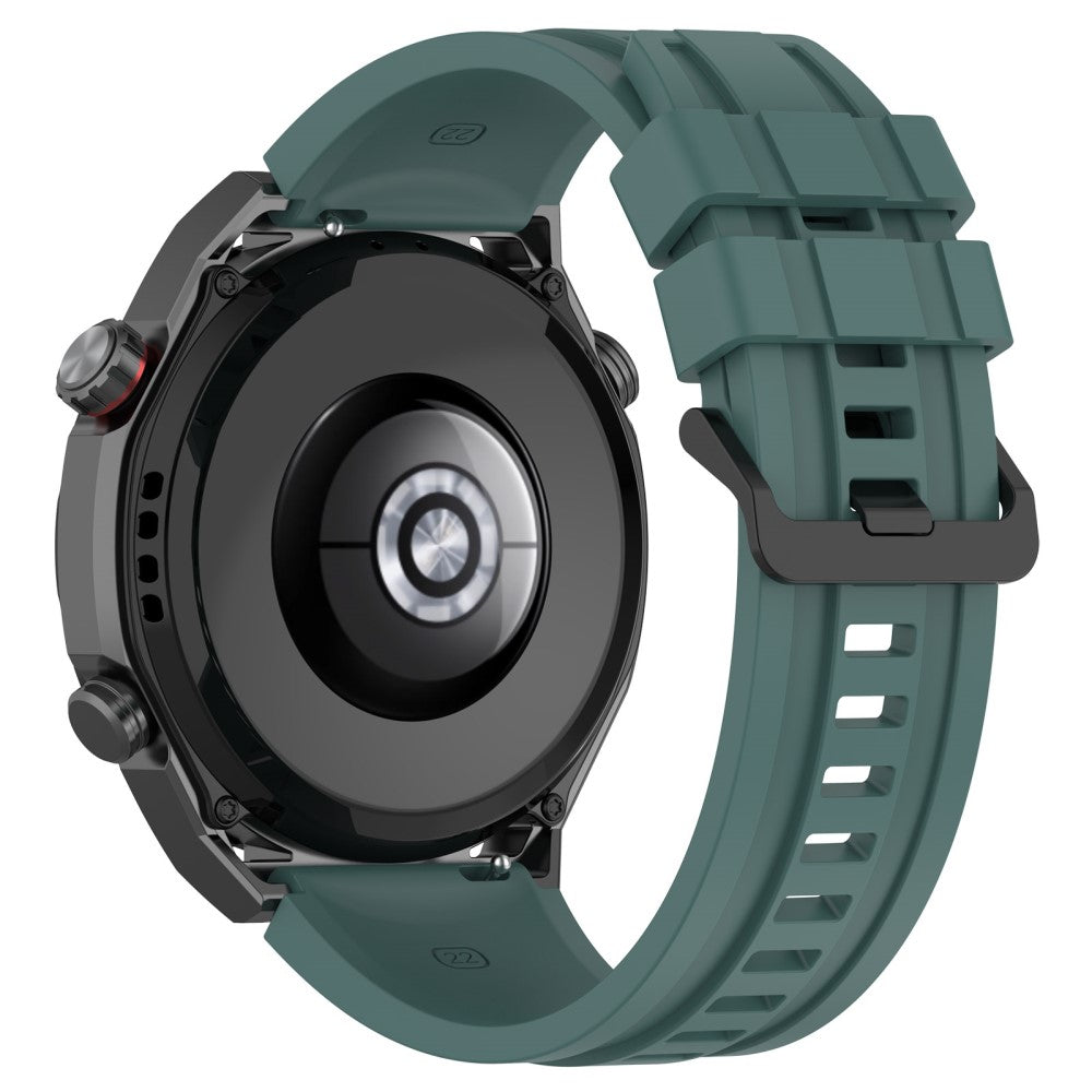 Superflot Metal Og Silikone Universal Rem passer til Smartwatch - Grøn#serie_7