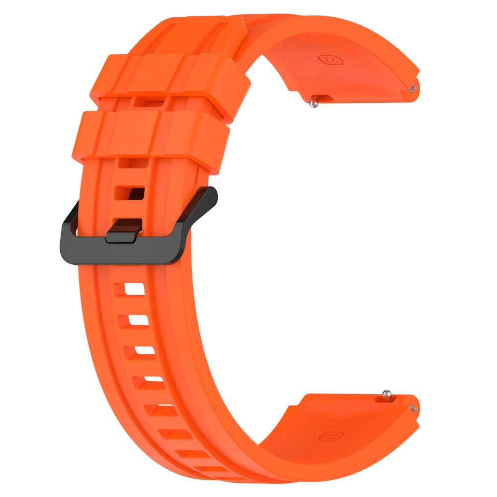 Superflot Metal Og Silikone Universal Rem passer til Smartwatch - Orange#serie_8