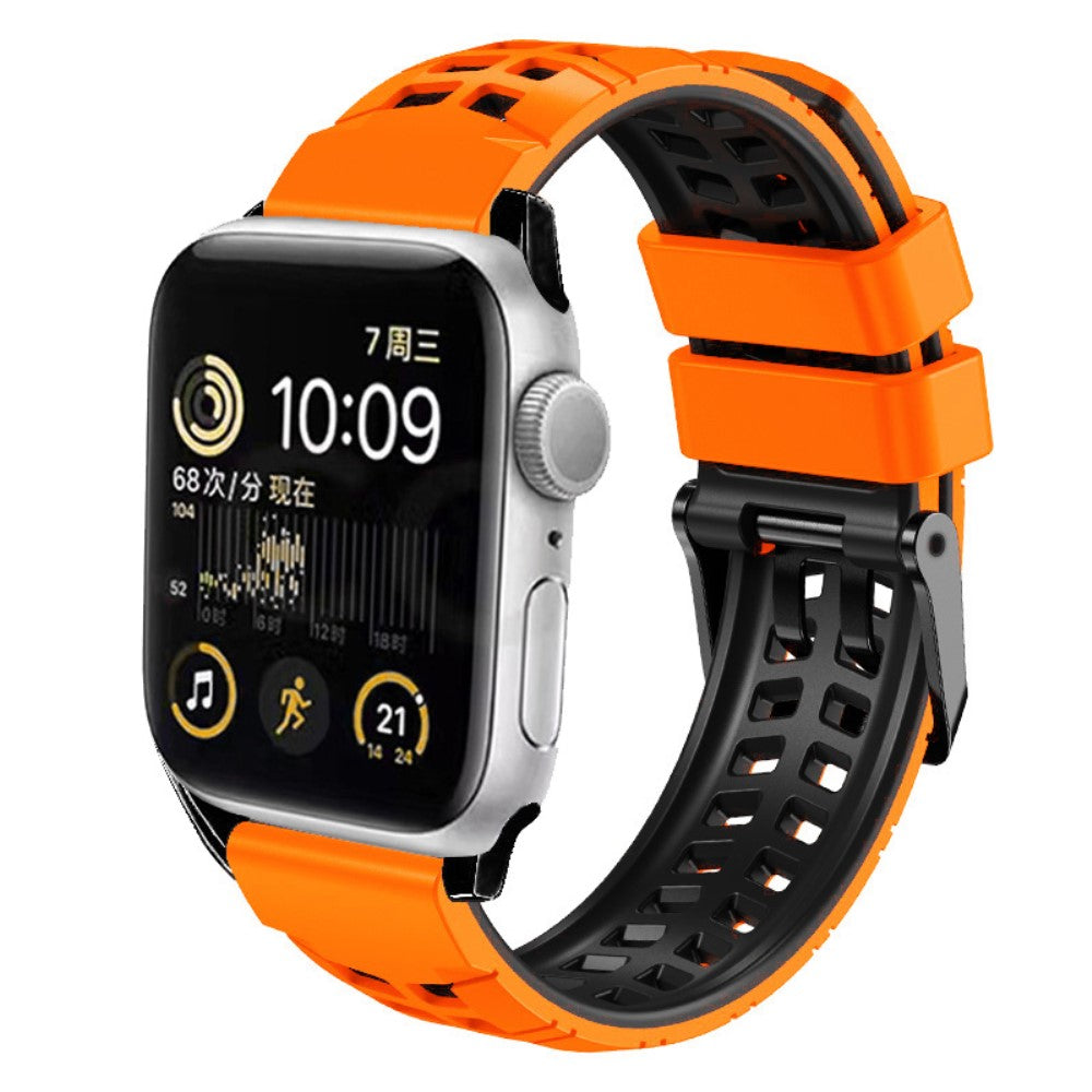 Vildt Fint Metal Og Silikone Universal Rem passer til Apple Smartwatch - Hvid#serie_3