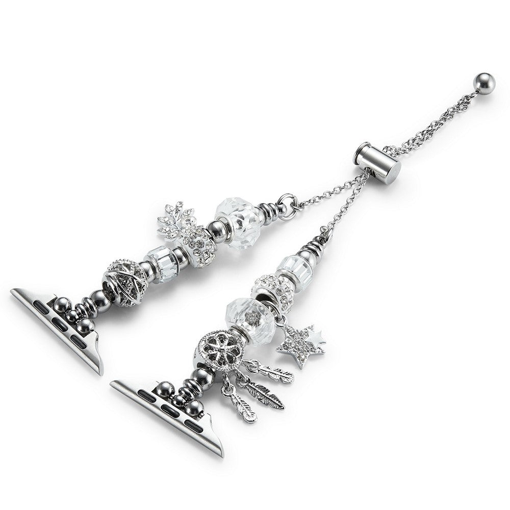 Helt Vildt Cool Metal Universal Rem passer til Apple Smartwatch - Sølv#serie_3