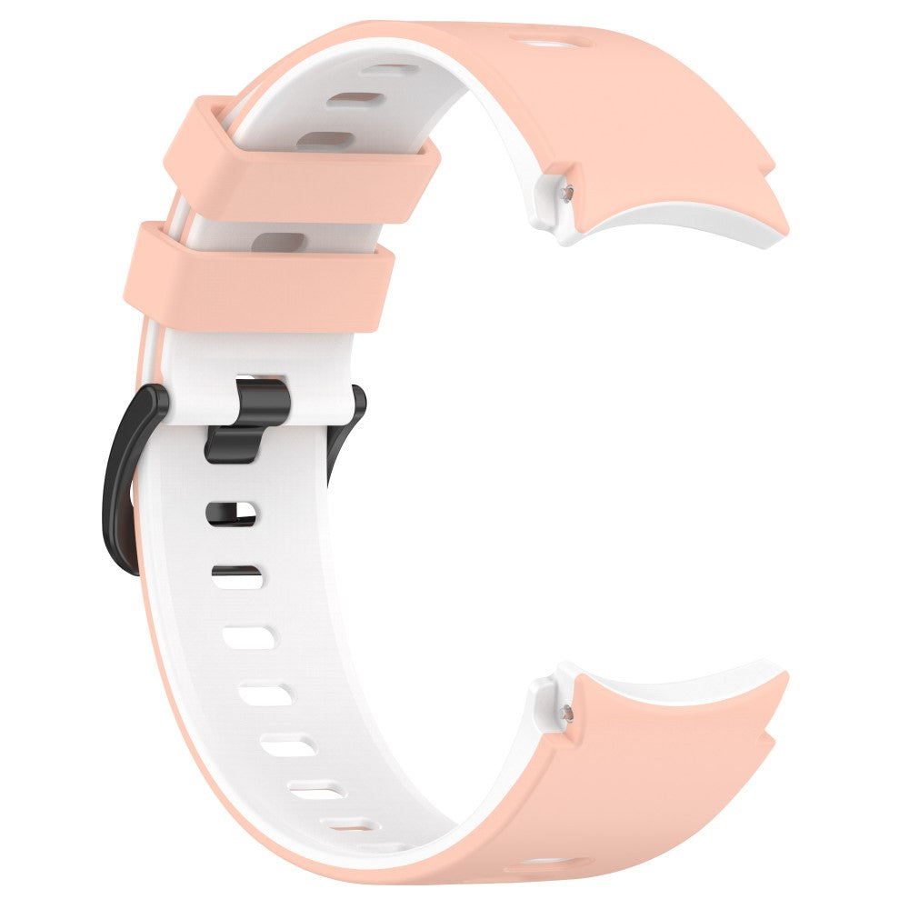Klassisk Metal Og Silikone Universal Rem passer til Samsung Smartwatch - Pink#serie_5