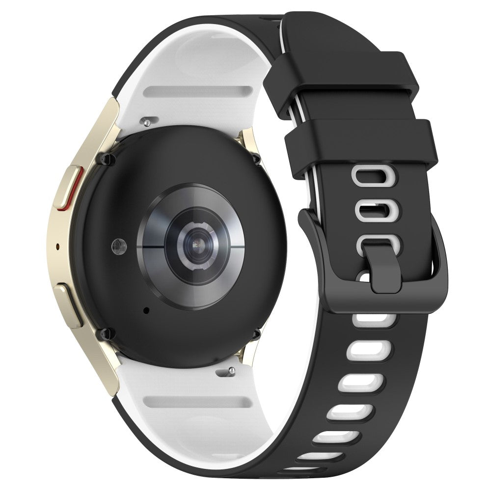 Klassisk Metal Og Silikone Universal Rem passer til Samsung Smartwatch - Rød#serie_6