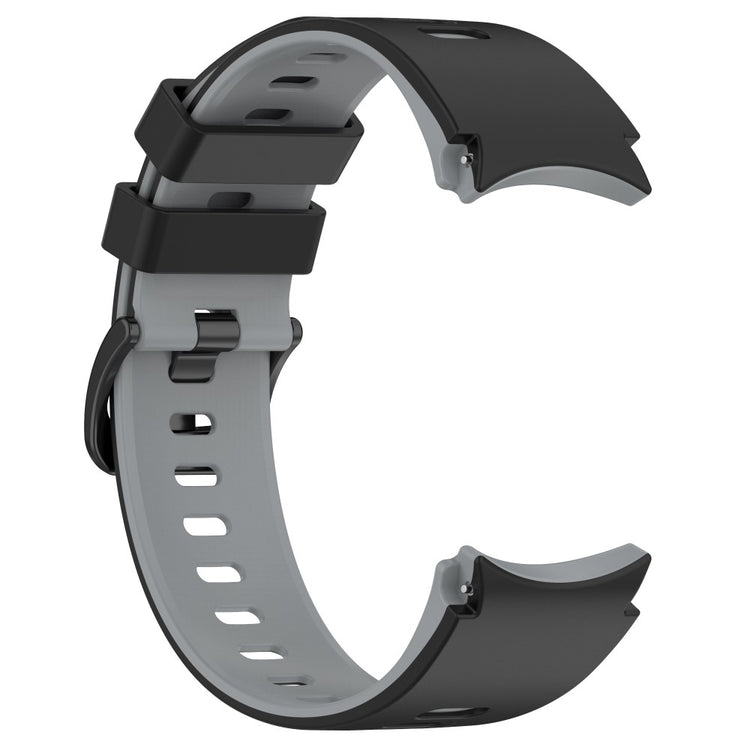 Klassisk Metal Og Silikone Universal Rem passer til Samsung Smartwatch - Sølv#serie_8