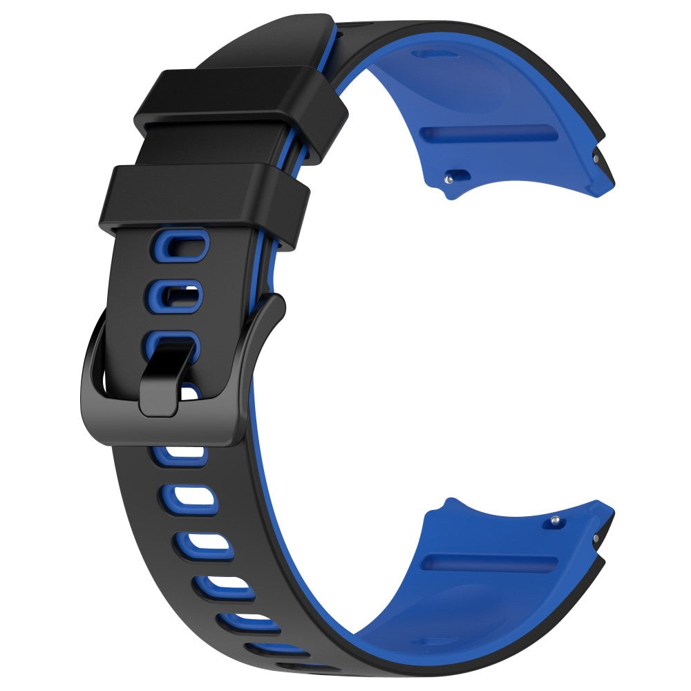 Klassisk Metal Og Silikone Universal Rem passer til Samsung Smartwatch - Blå#serie_9