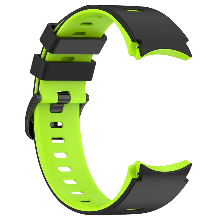 Klassisk Metal Og Silikone Universal Rem passer til Samsung Smartwatch - Grøn#serie_10