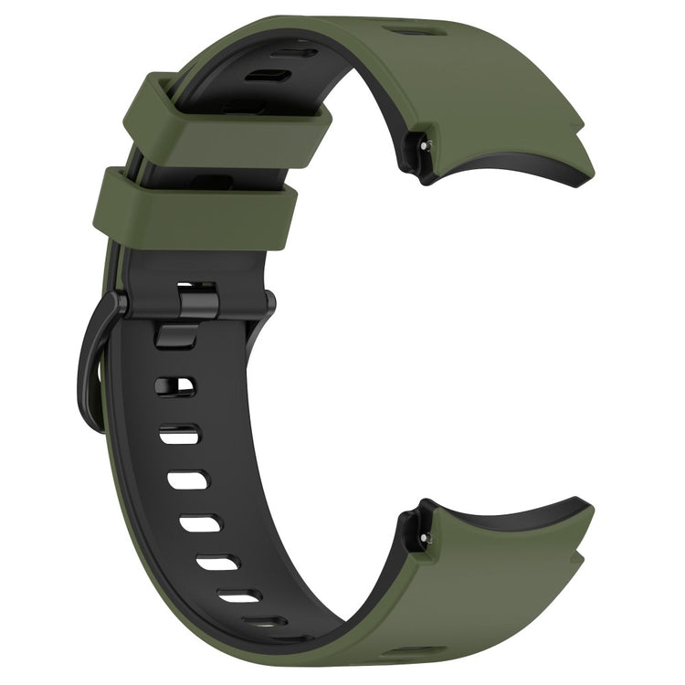 Klassisk Metal Og Silikone Universal Rem passer til Samsung Smartwatch - Grøn#serie_11
