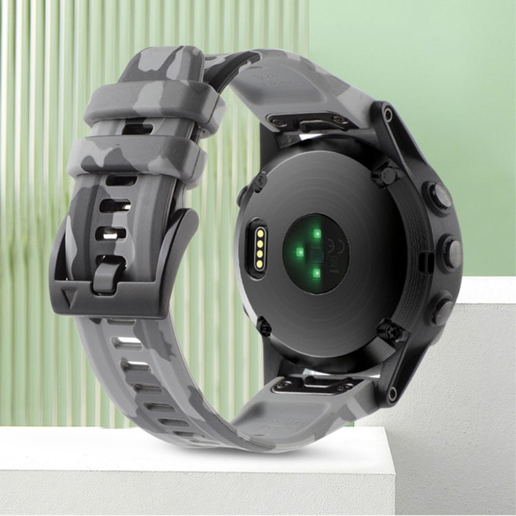 Holdbart Metal Og Silikone Universal Rem passer til Smartwatch - Sølv#serie_1