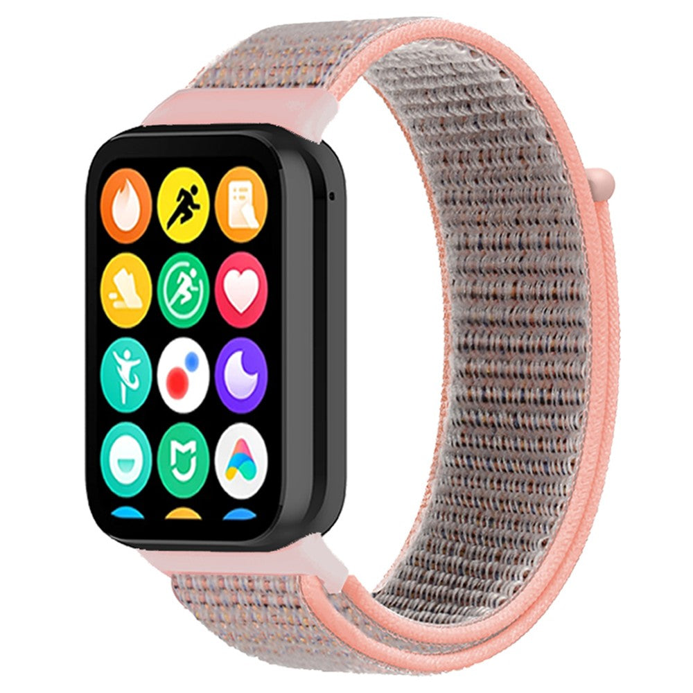 Helt Vildt Cool Nylon Rem passer til Xiaomi Smart Band 8 Pro - Pink#serie_2