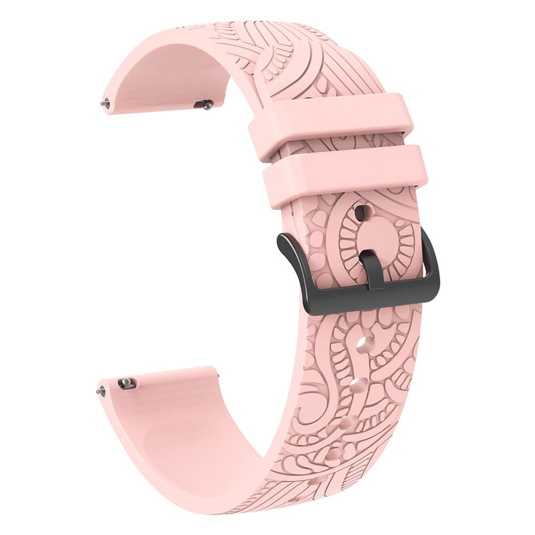Super Slidstærk Silikone Universal Rem passer til Smartwatch - Pink#serie_8