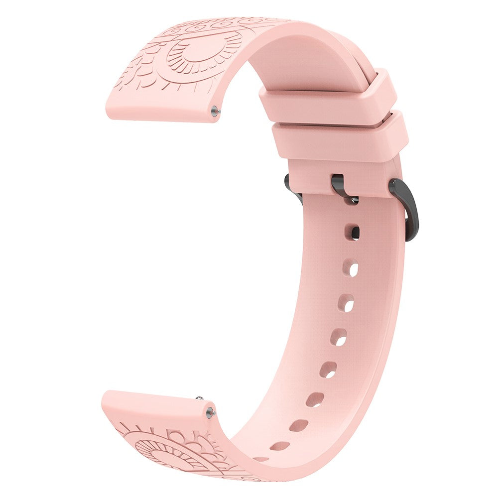 Super Slidstærk Silikone Universal Rem passer til Smartwatch - Pink#serie_8