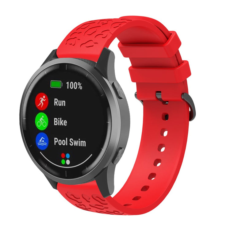 Meget Sejt Silikone Universal Rem passer til Smartwatch - Rød#serie_5