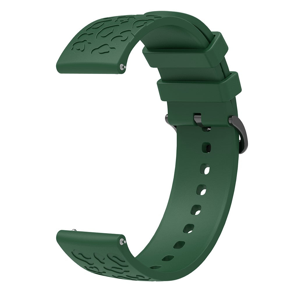 Meget Sejt Silikone Universal Rem passer til Smartwatch - Grøn#serie_7