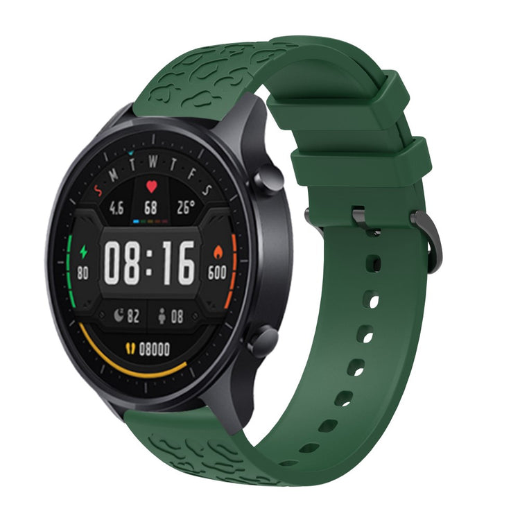 Meget Sejt Silikone Universal Rem passer til Smartwatch - Grøn#serie_7