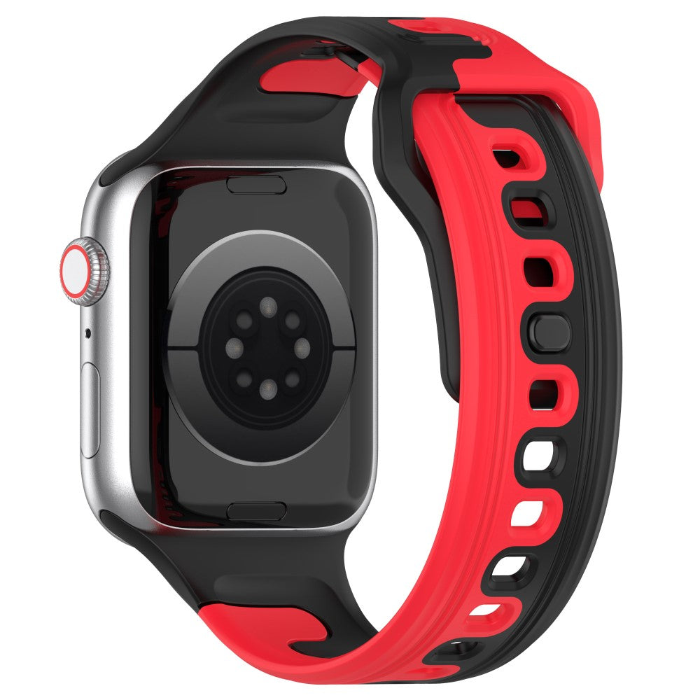 Smuk Silikone Universal Rem passer til Apple Smartwatch - Rød#serie_1