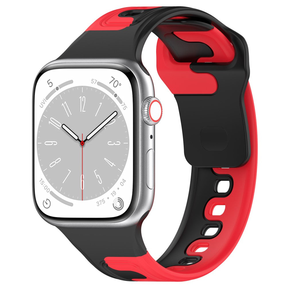 Smuk Silikone Universal Rem passer til Apple Smartwatch - Rød#serie_1