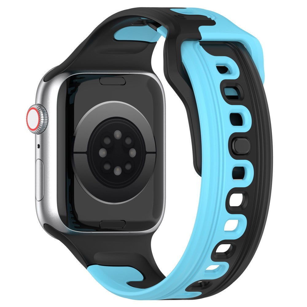 Smuk Silikone Universal Rem passer til Apple Smartwatch - Blå#serie_6